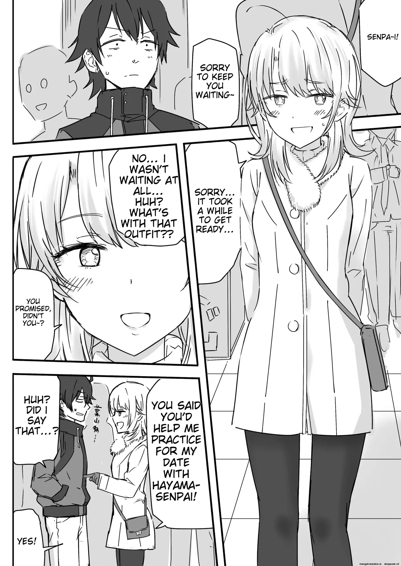 Azato Kawaii Kouhai JK to Noukou Sesshoku Zenpen | Close contact with a cute junior high school girl, part 1 page 2 full