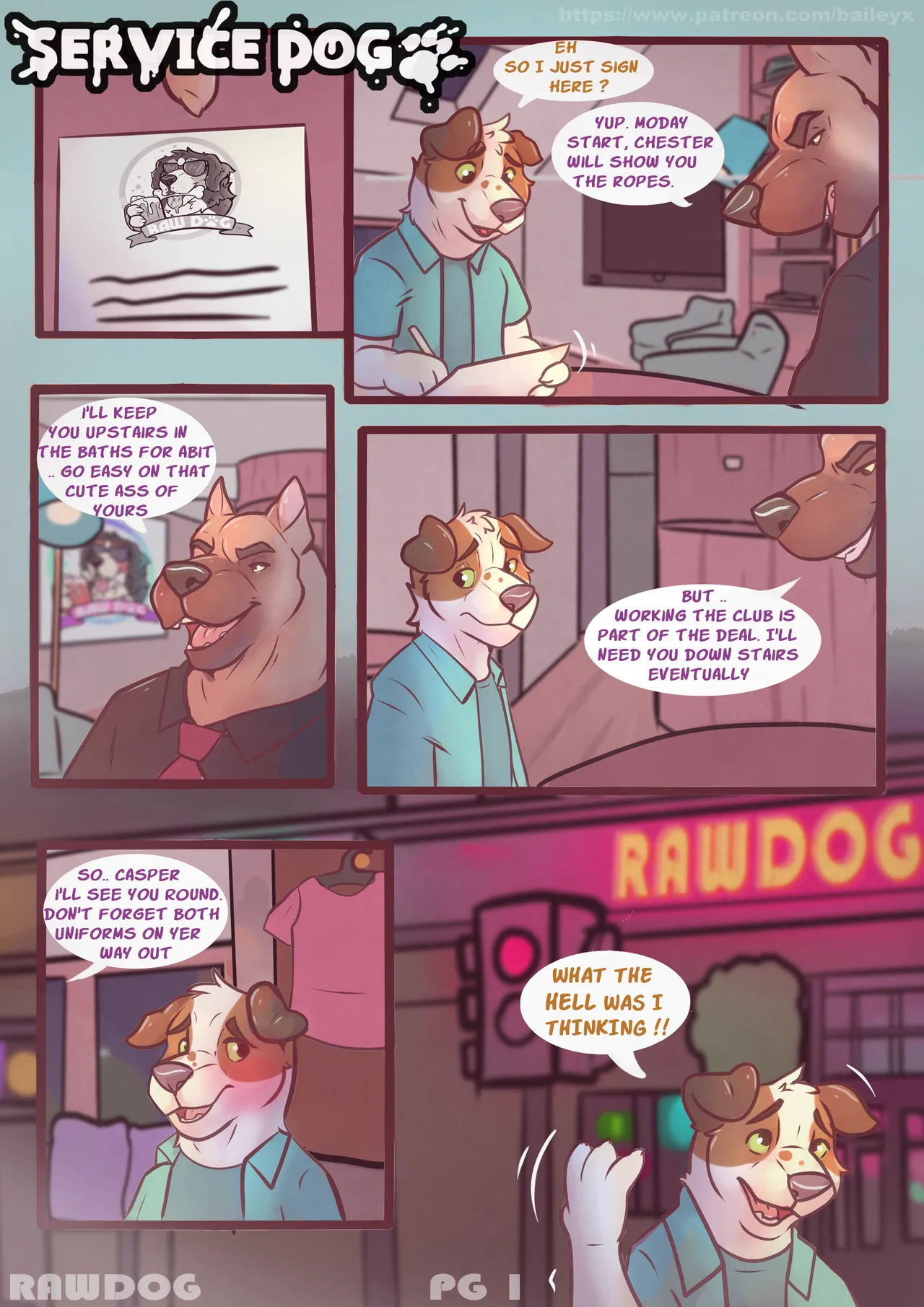 Raw Dog page 1 full