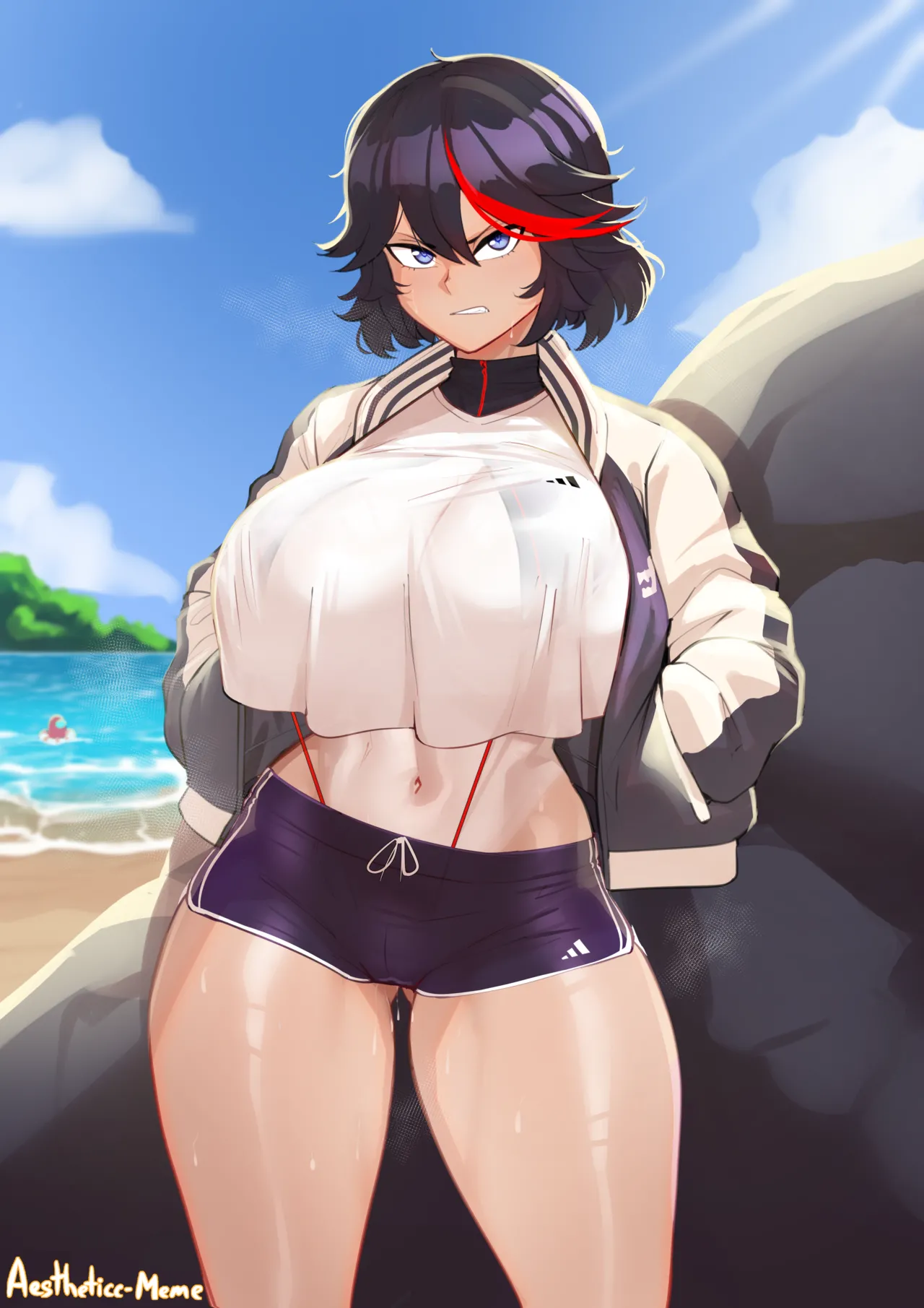 Beach Ryuko page 1 full