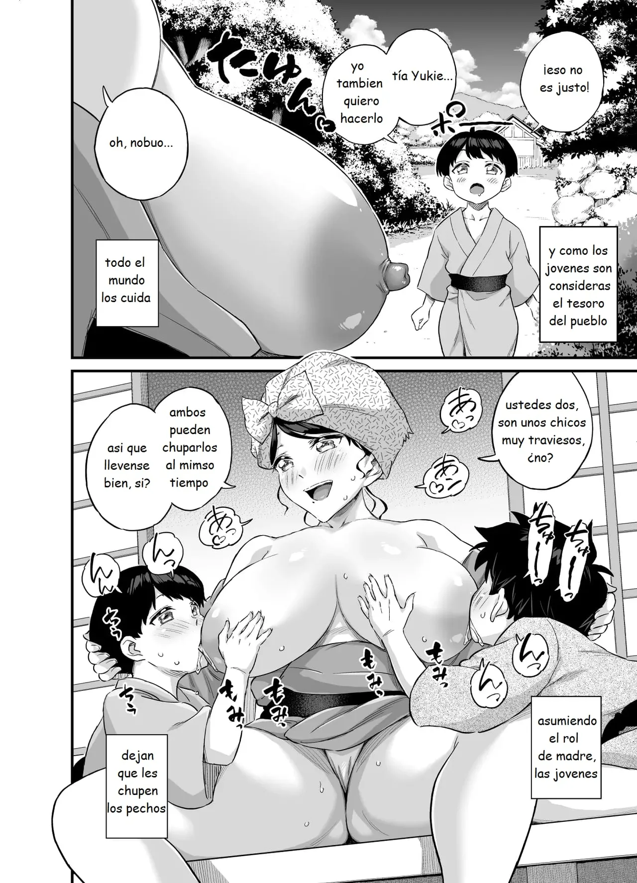 Chichi o Suwaseru Mura -Breast sucking village- page 3 full