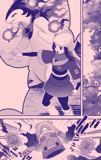 ヒスイバクフーン×ショウ 漫画 cover