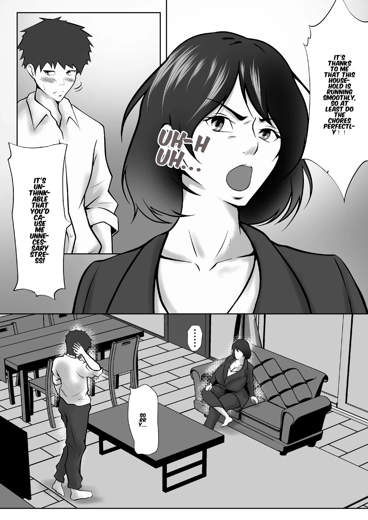 Tachiba Gyakuten ~Pawahara o Suru Gibo no Onanie ga Toreta node Shitagawaseru Koto ni Shita page 5 full