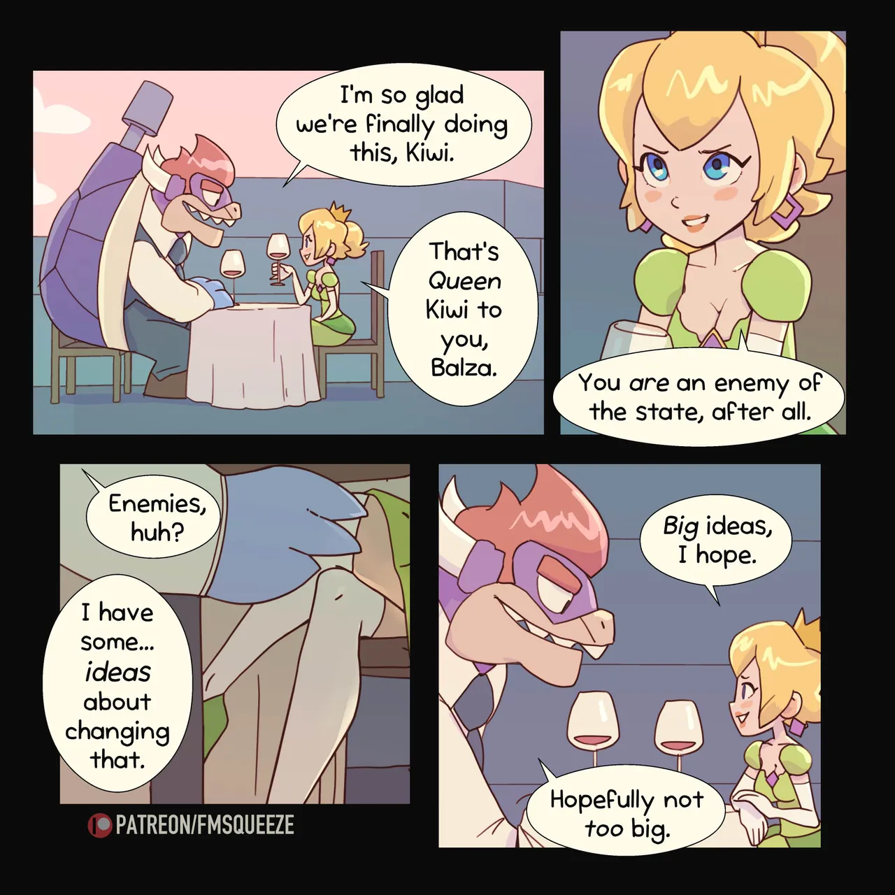 Kiwi's Big Date- A Gangbang Fit for a Queen page 2 full