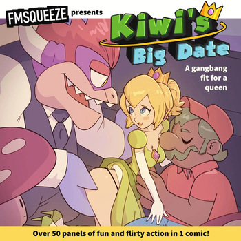 [fmsqueeze] Kiwi's Big Date- A Gangbang Fit for a Queen cover