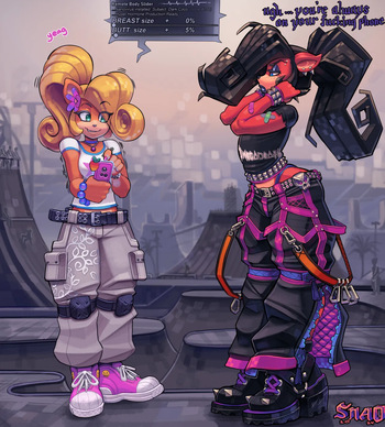 [Snao] Body Slider Growth Set: Coco Bandicoot X Evil Coco (Crash Bandicoot) cover