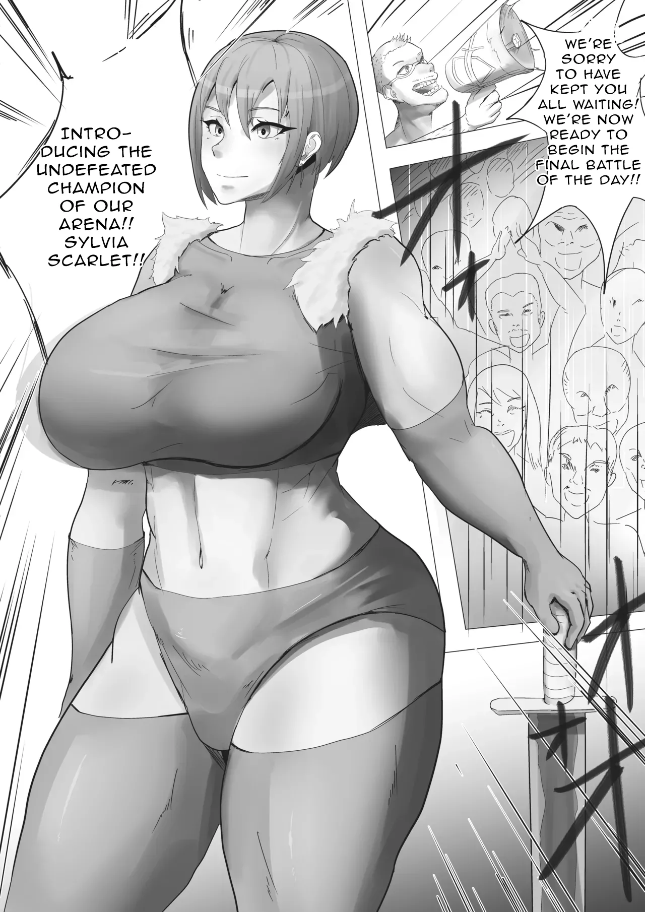 Arena Champion Female Swordsman Transformed into an Obscene Spectacle page 2 full