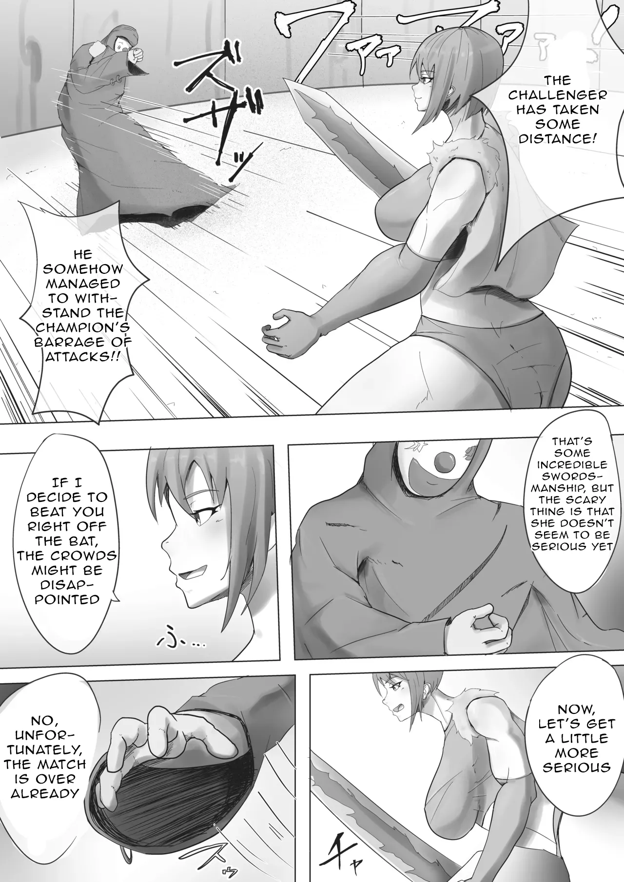 Arena Champion Female Swordsman Transformed into an Obscene Spectacle page 5 full