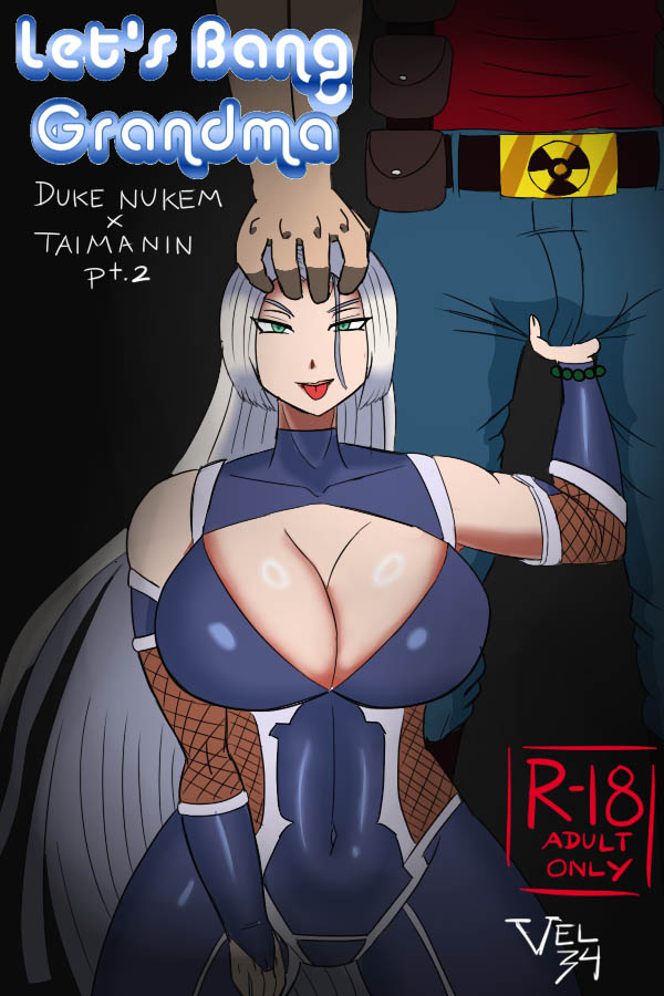 Duke Nukem x Taimanin: Let's Bang Grandma page 1 full