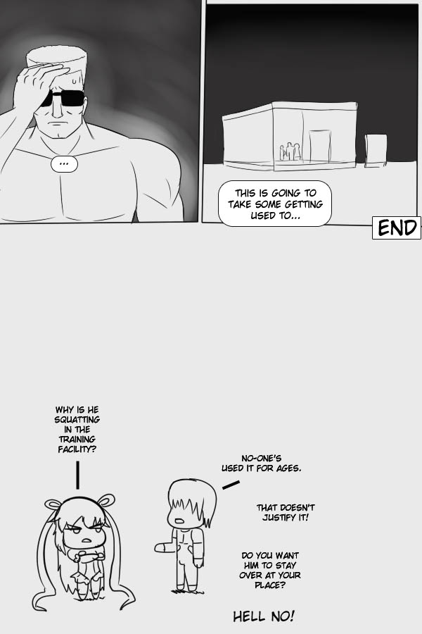Duke Nukem x Taimanin: Let's Bang Grandma page 9 full