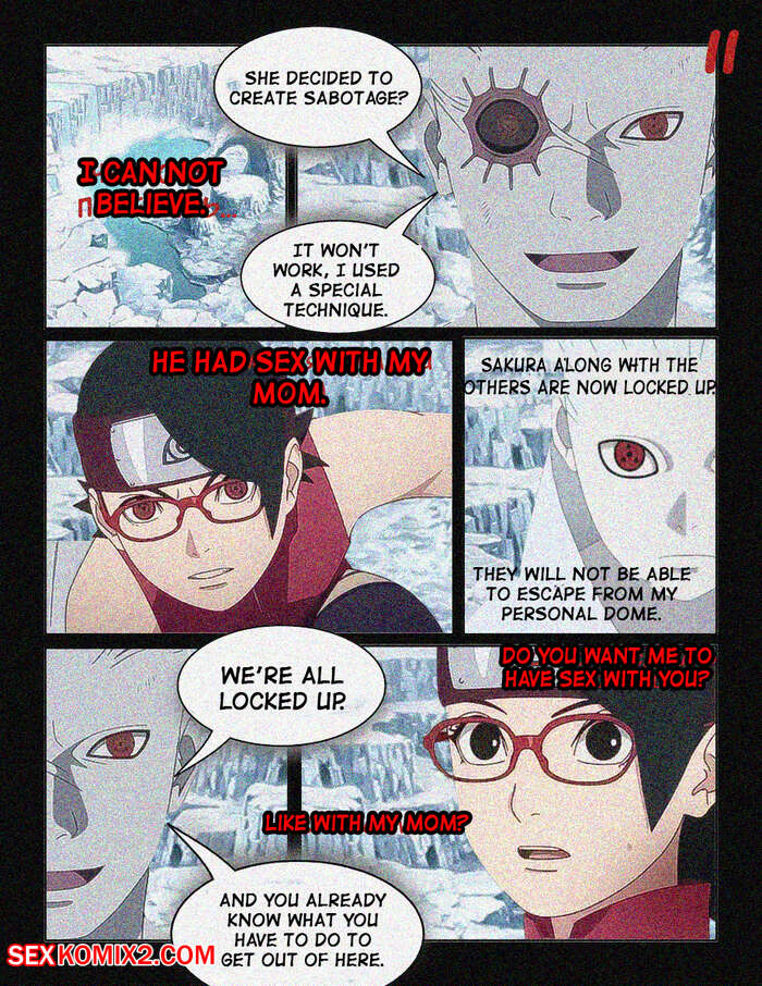 Naruto. The Chronicle of Sarada. KristoLin for sexkomix2.com page 12 full