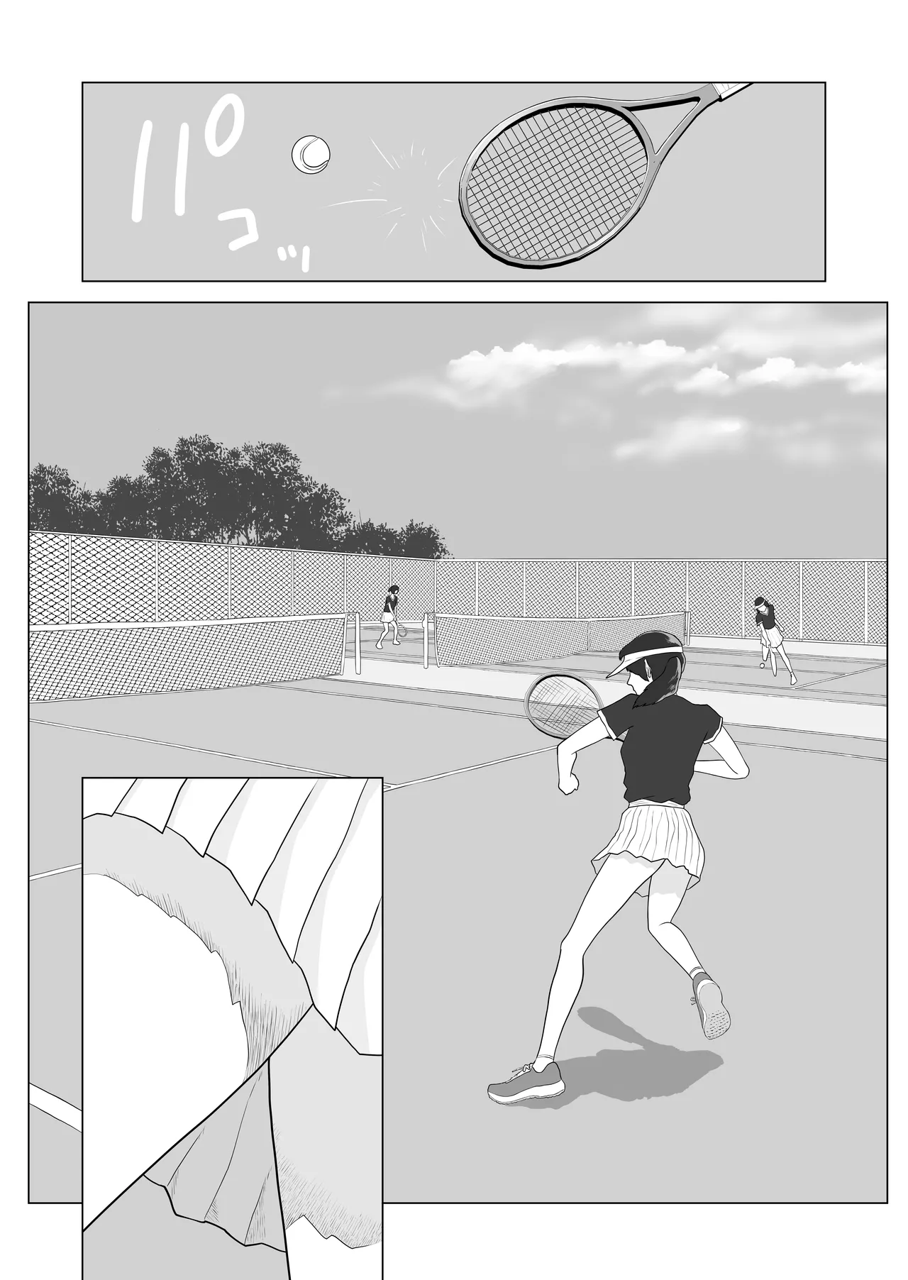 Onna to Futanari no Gakuen 3 Tennis-bu to Suiei-bu page 3 full