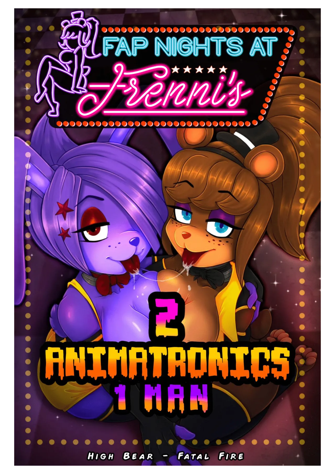 Fap nights at Frennis 5 "2 Animatronics 11 Man"  SPANISH page 1 full