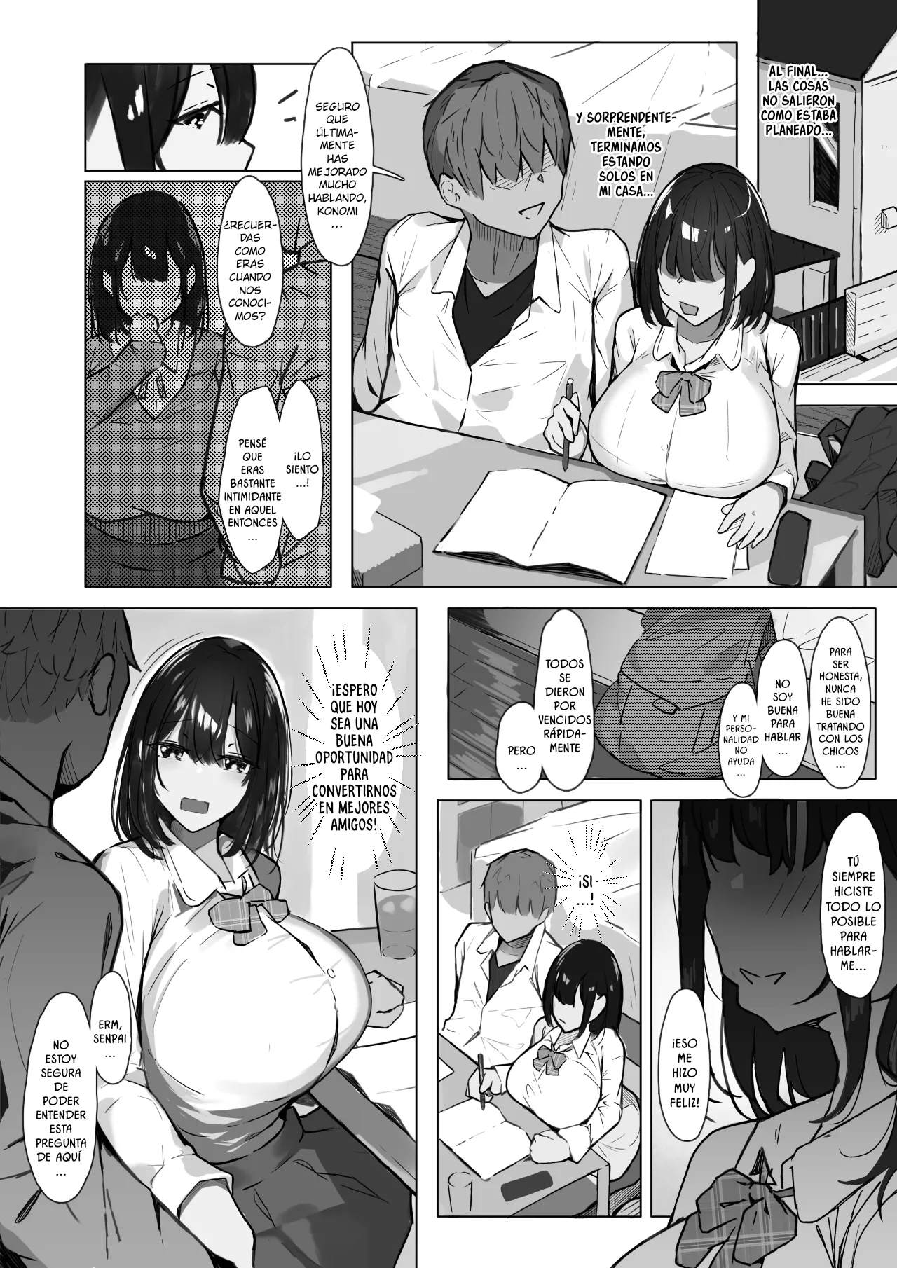 Senpai ni Benkyou Oshiete Morau dake | Sólo Es Una Sesión De Estudio Con Mi Senpai page 4 full