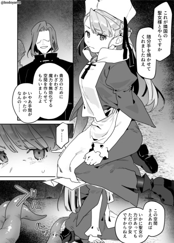 [Bodoyama] Tekikoku no seijo ga shojo sōshitsu shita dano shōjo ni natte shimau hanashi [chotto shokushu ari] cover