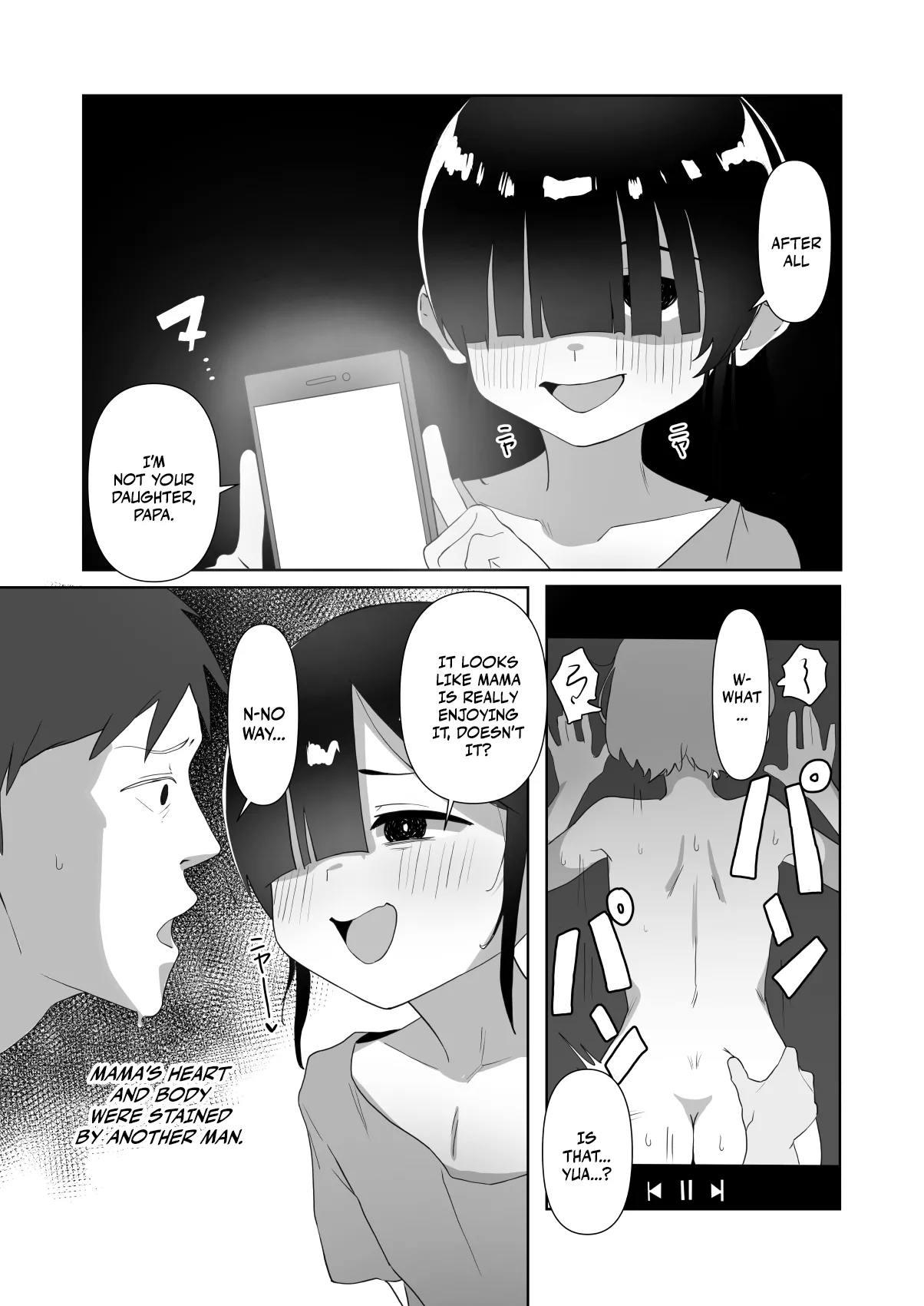Nekura Musume no Gyaku NTR no Yarikata ~Chi no Tsunagatteinakatta Musume to Asa made Haitoku Uwaki Ec |  A Gloomy Girl's Way To Commit Reverse-NTR ~ Having Immoral Cheating Sex With My Adoptive Daughter ~ page 10 full