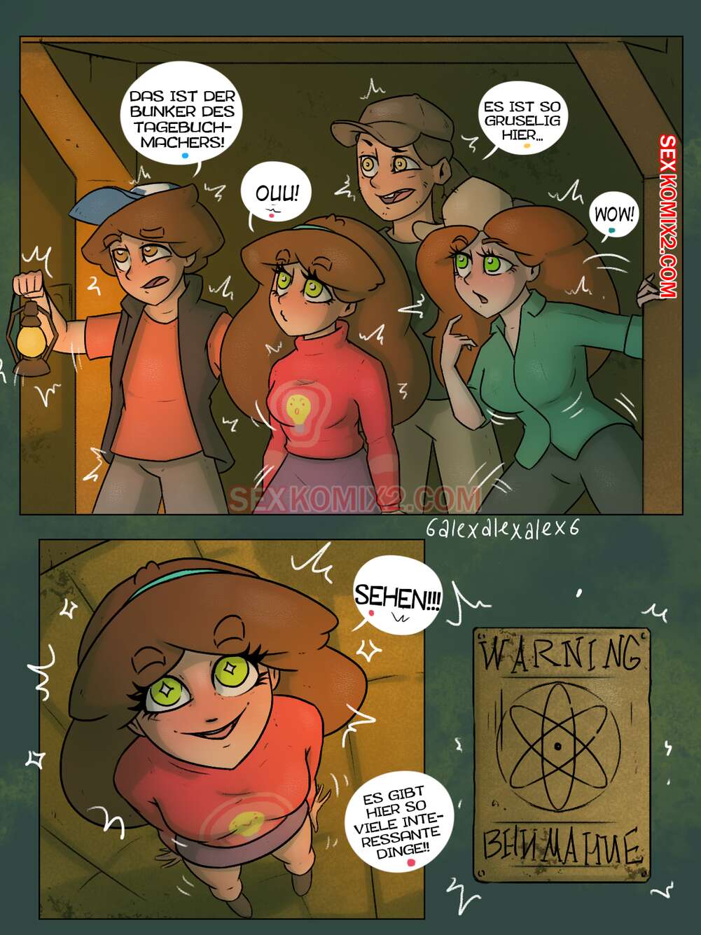 Gravity Falls. Dreiecksbeziehung. Bunker. 6alexalexalex6. sexkomix2.com page 3 full