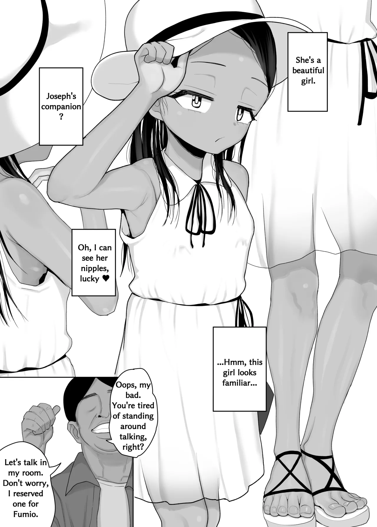 Rainichi shita Kaigai no Yuujin ga Musume to H Sasete Kureta Hanashi | A story about a foreign friend who came to Japan and let me have sex with his daughter page 4 full