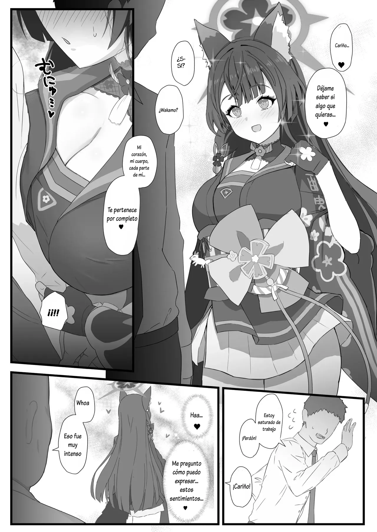 Wakamo to Zetsurin Chuunen Dansei Youmuin | Wakamo y el Enérgico Intendente de Mediana Edad page 2 full