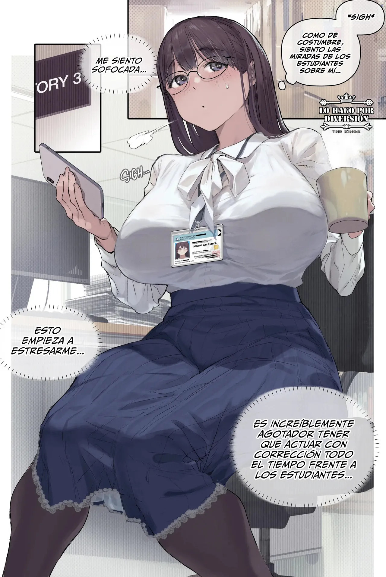 Intelli Hitozuma Amamiya Touko Sensei no Hatsujou | Touko Amamiya׃ Esposa Academica y Profesora en CELO page 5 full