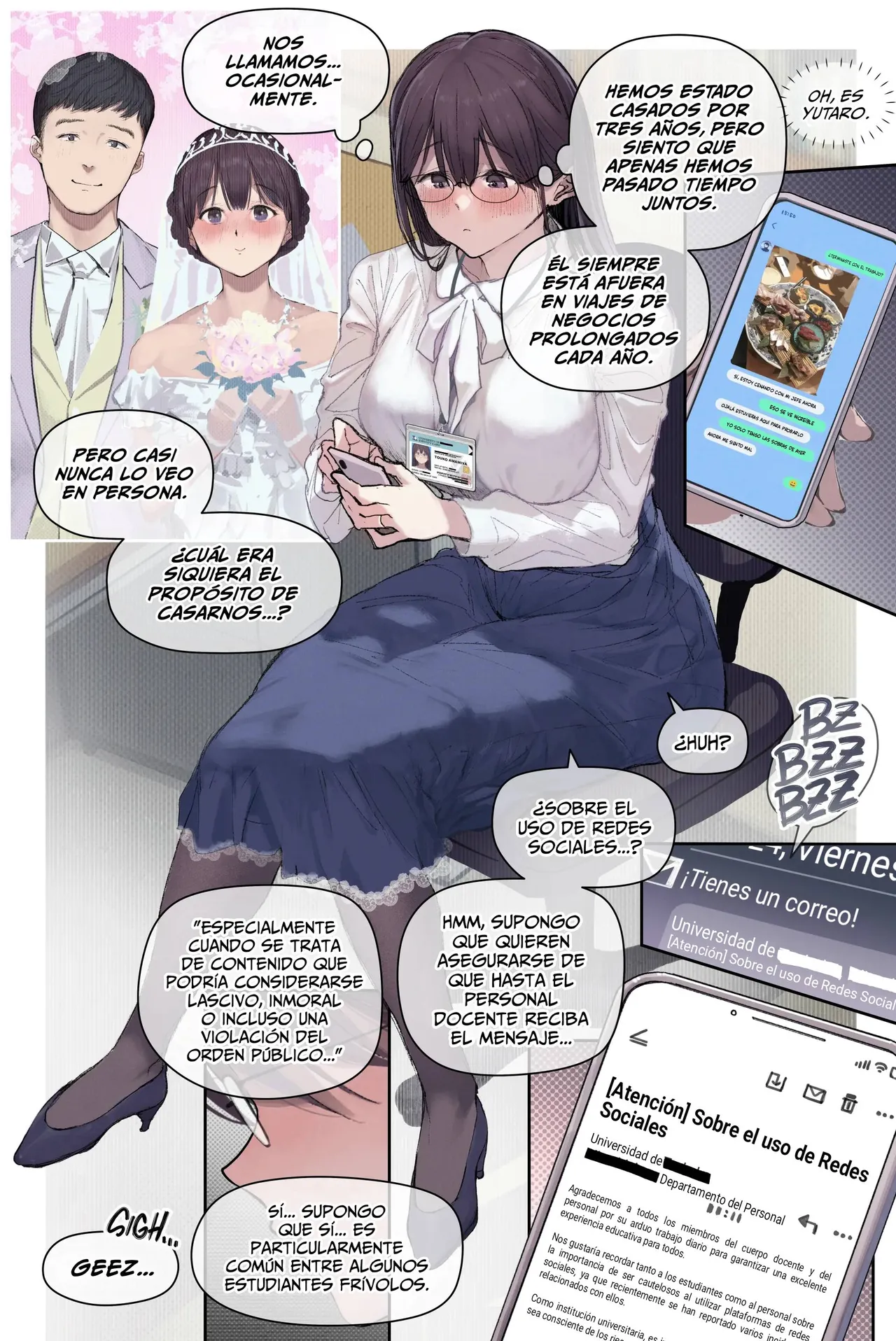 Intelli Hitozuma Amamiya Touko Sensei no Hatsujou | Touko Amamiya׃ Esposa Academica y Profesora en CELO page 6 full