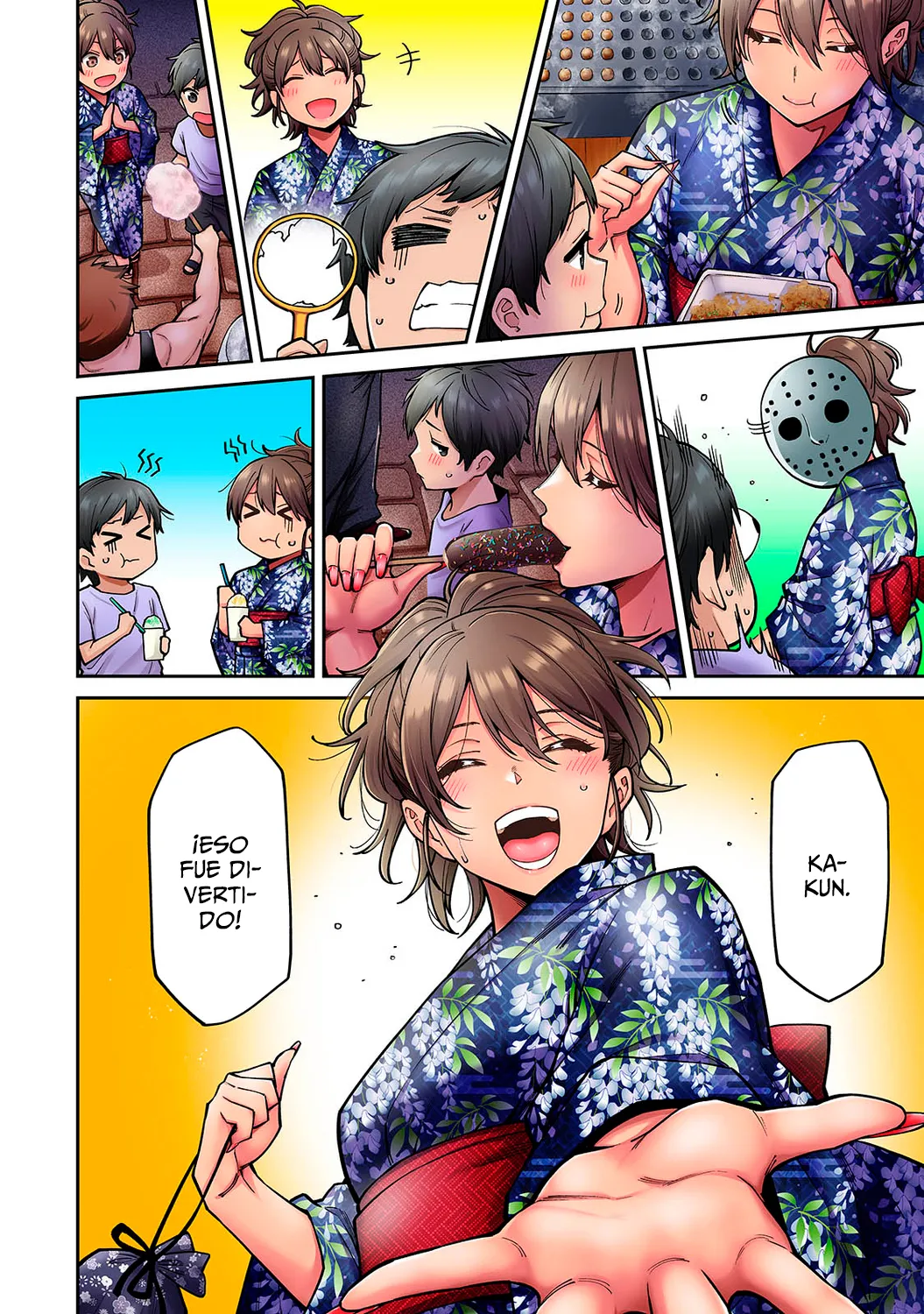 Akogare no Nee-chan ga Gal ni Natte Kaette Kita Natsuyasumi Ch. 7 page 7 full