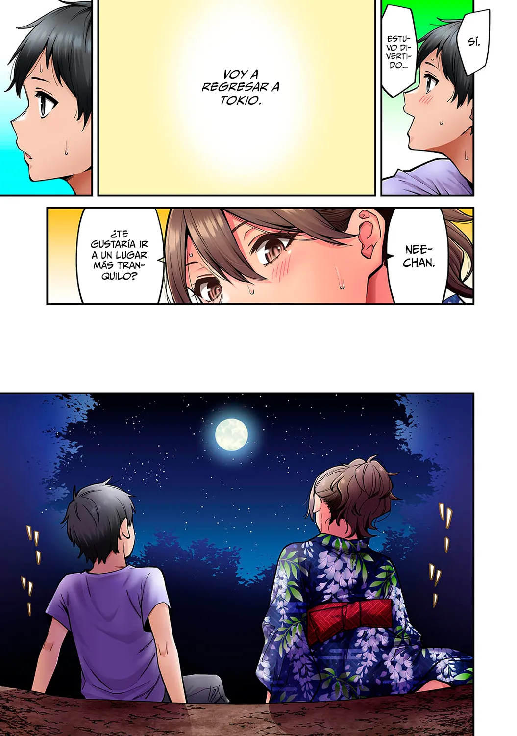 Akogare no Nee-chan ga Gal ni Natte Kaette Kita Natsuyasumi Ch. 7 page 8 full