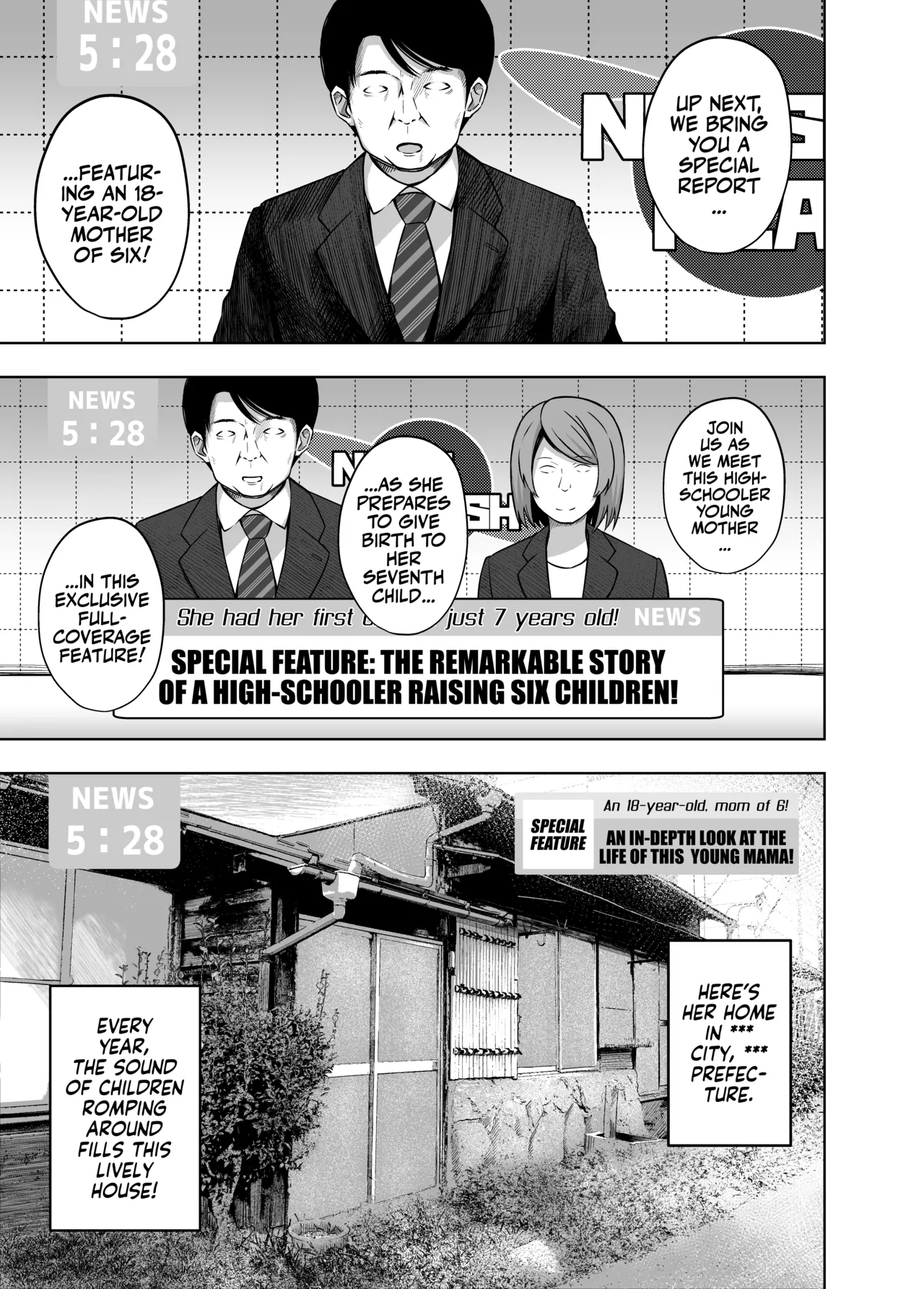 Oyakode Sho●●sei de Ninshin Shite Akachan Unjaimashita. | My Mama and I gave Birth While I was in Elementary School! page 5 full
