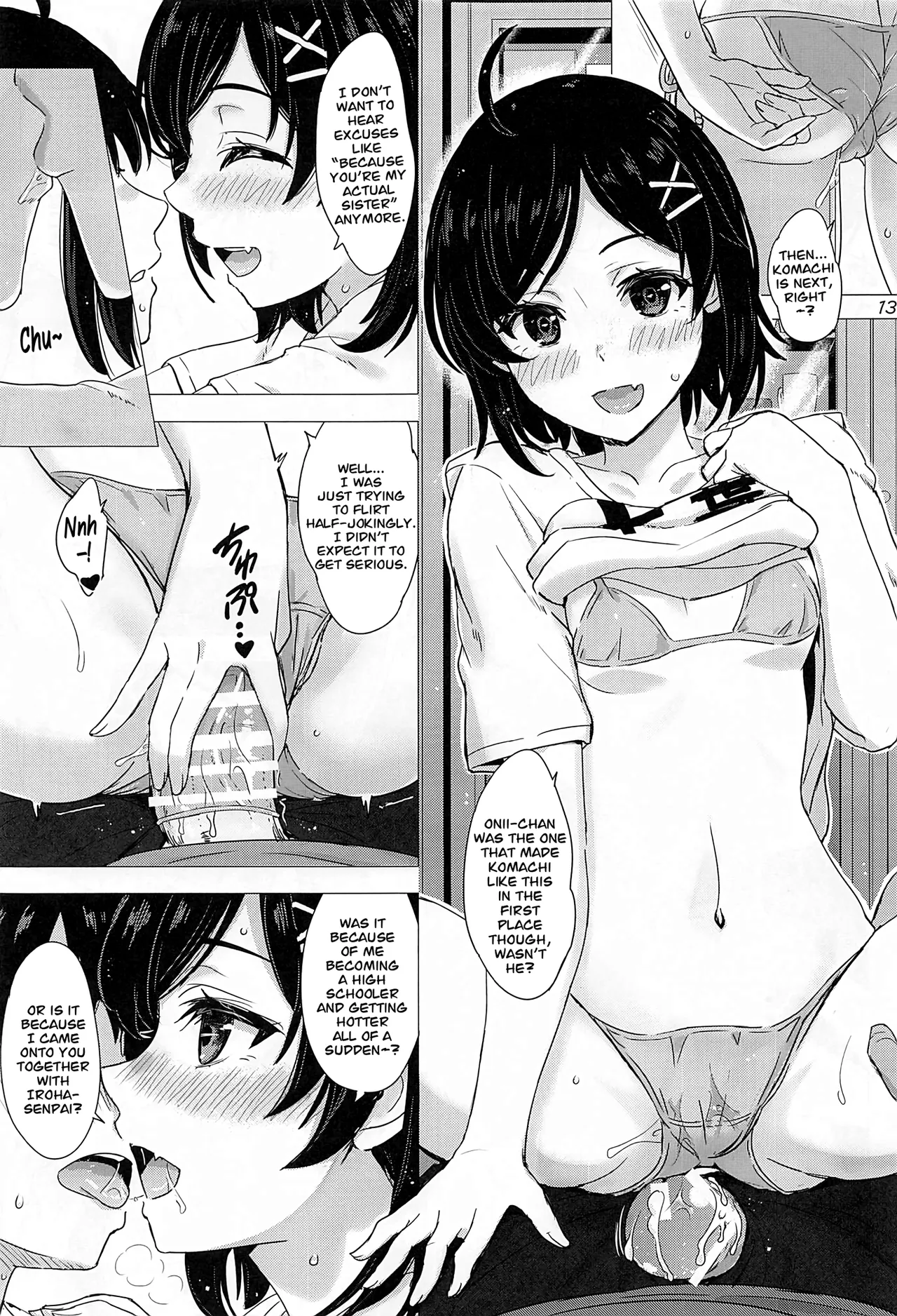 Kawaii Ore no Imouto to Kouhai ga Sasotte Kuru. - Komachi & Iroha always have sex with hachiman. page 12 full