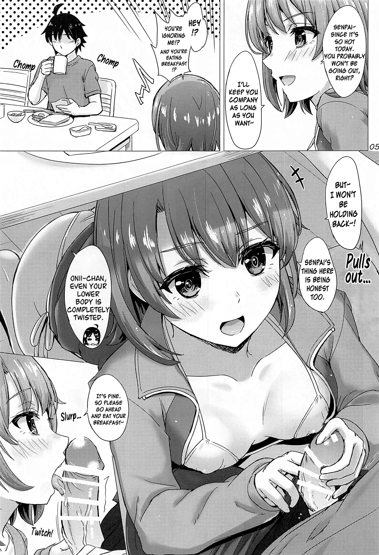 Kawaii Ore no Imouto to Kouhai ga Sasotte Kuru. - Komachi & Iroha always have sex with hachiman. page 4 full