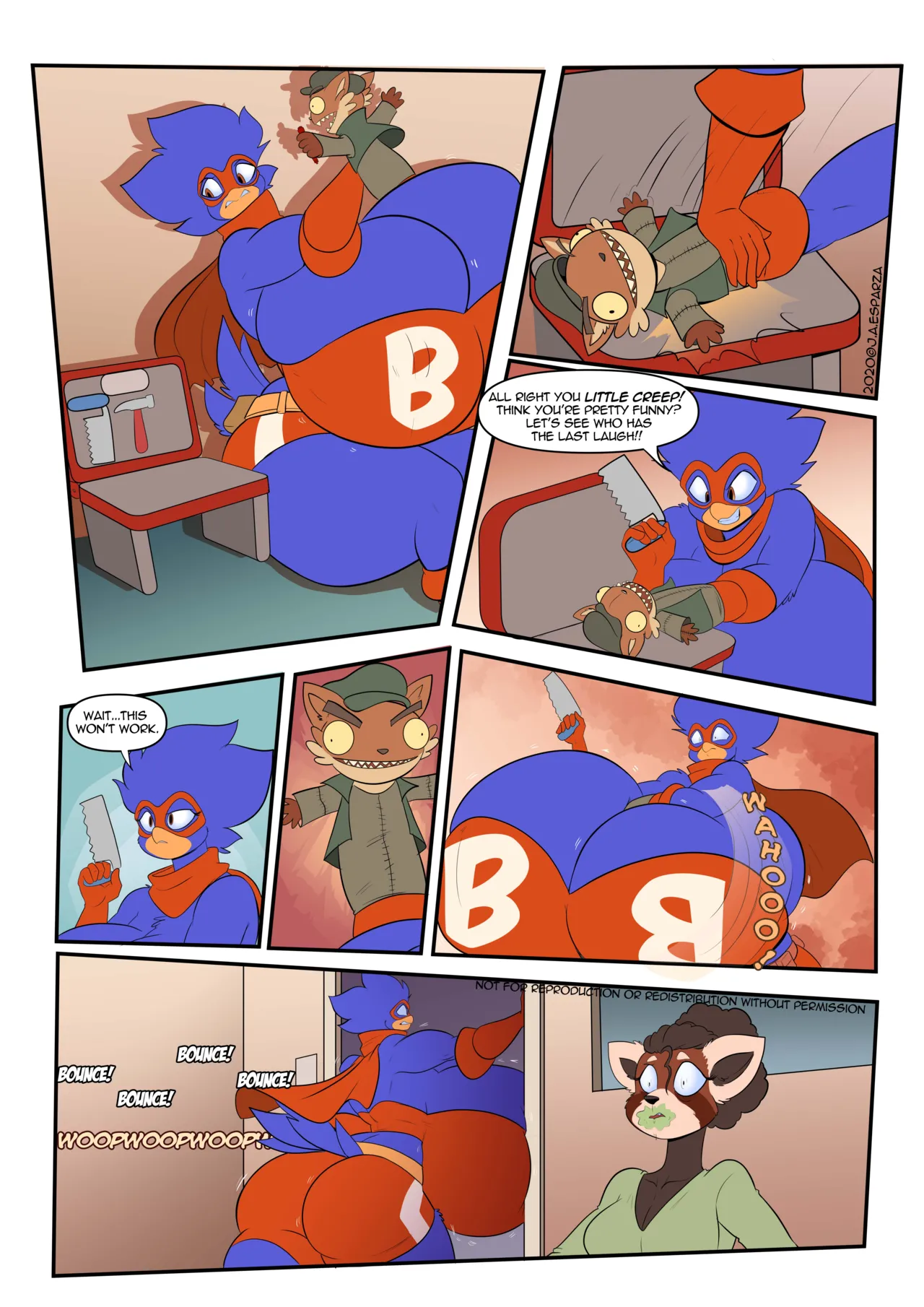 BustyBird vs Evil Ted page 10 full