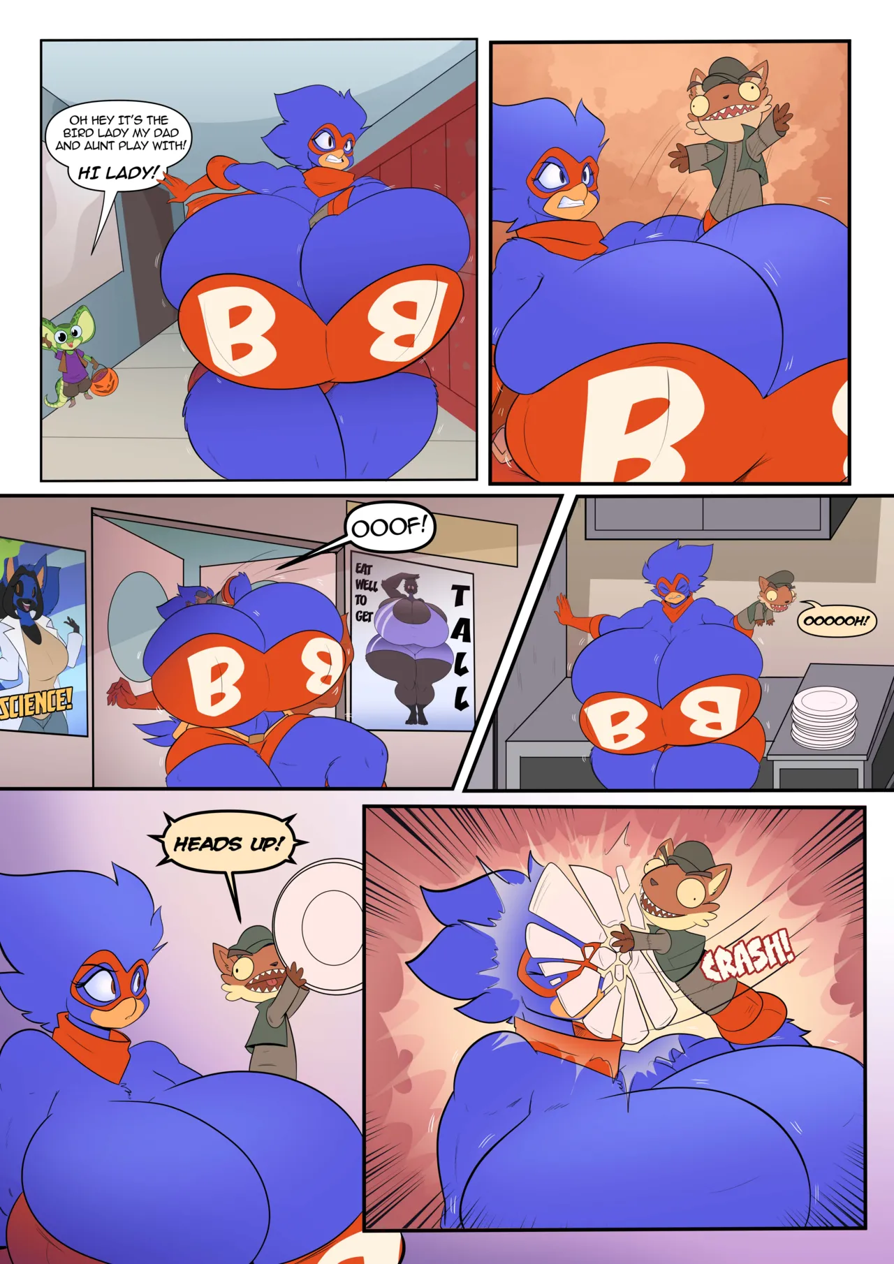 BustyBird vs Evil Ted page 11 full