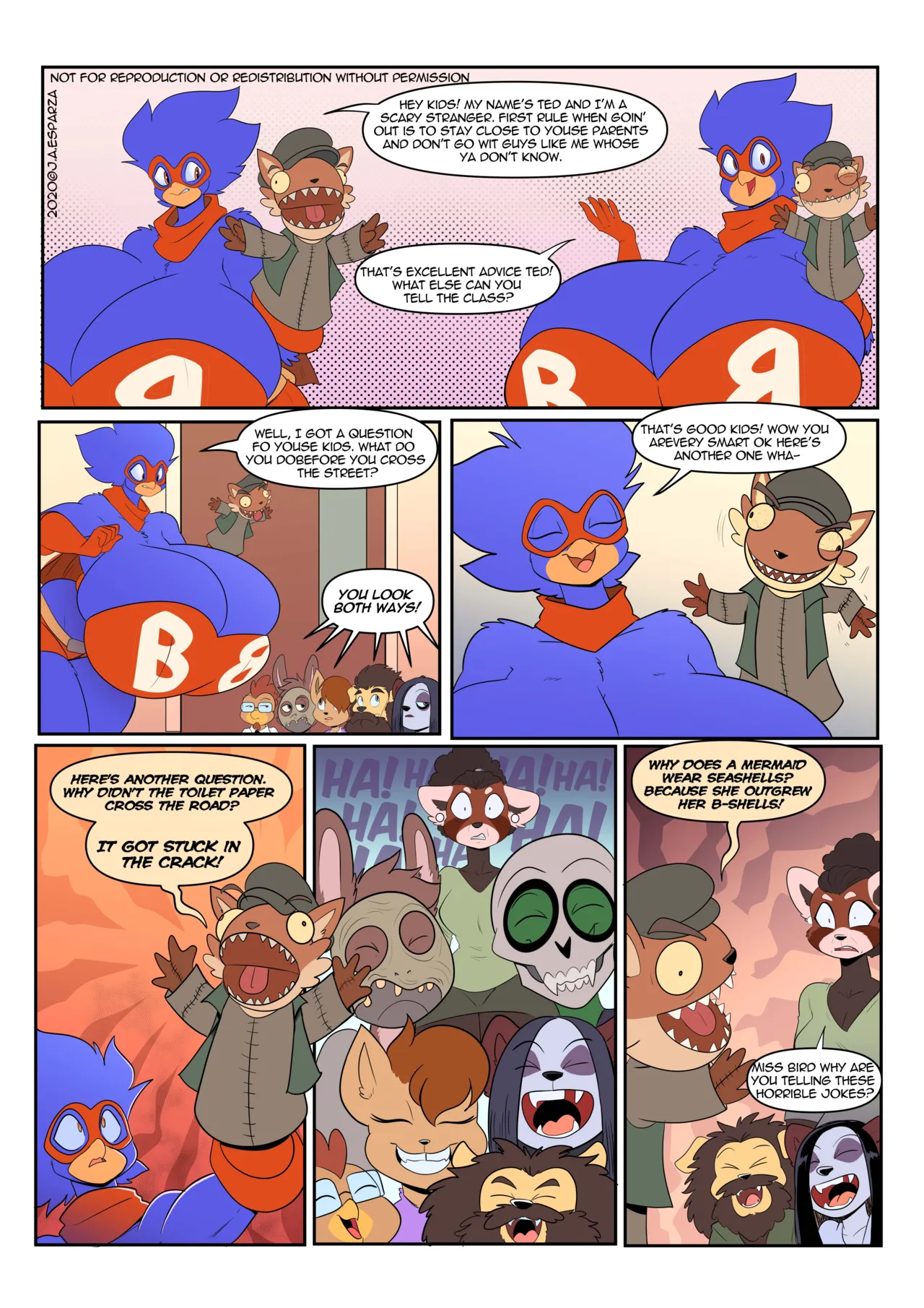 BustyBird vs Evil Ted page 7 full