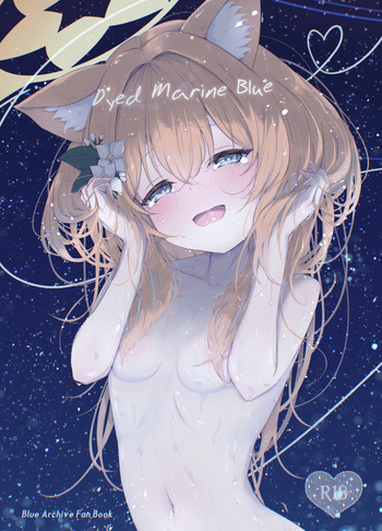 [Fluid Liquid (Nukui Ajishio)] Marine Blue ni Somerarete | Dyed Marine Blue (Blue Archive) [English] [SDF] [Digital] cover