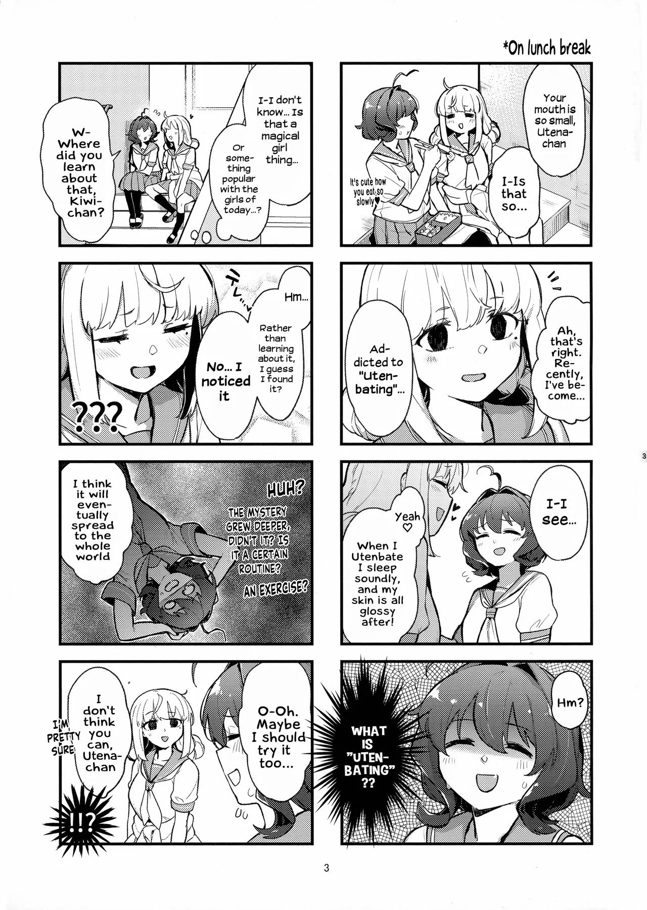 Takaraka ni Ute ni ~ | Loudly Utenbating page 3 full