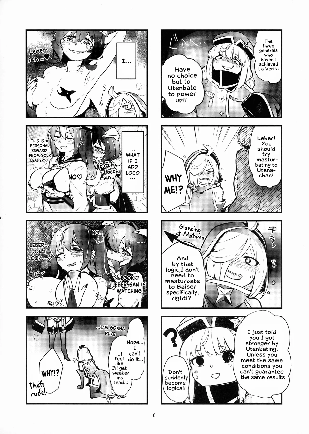 Takaraka ni Ute ni ~ | Loudly Utenbating page 6 full