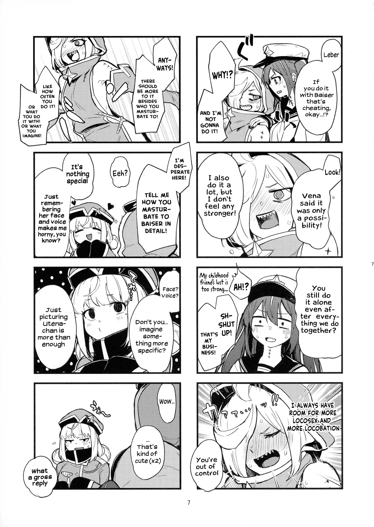 Takaraka ni Ute ni ~ | Loudly Utenbating page 7 full