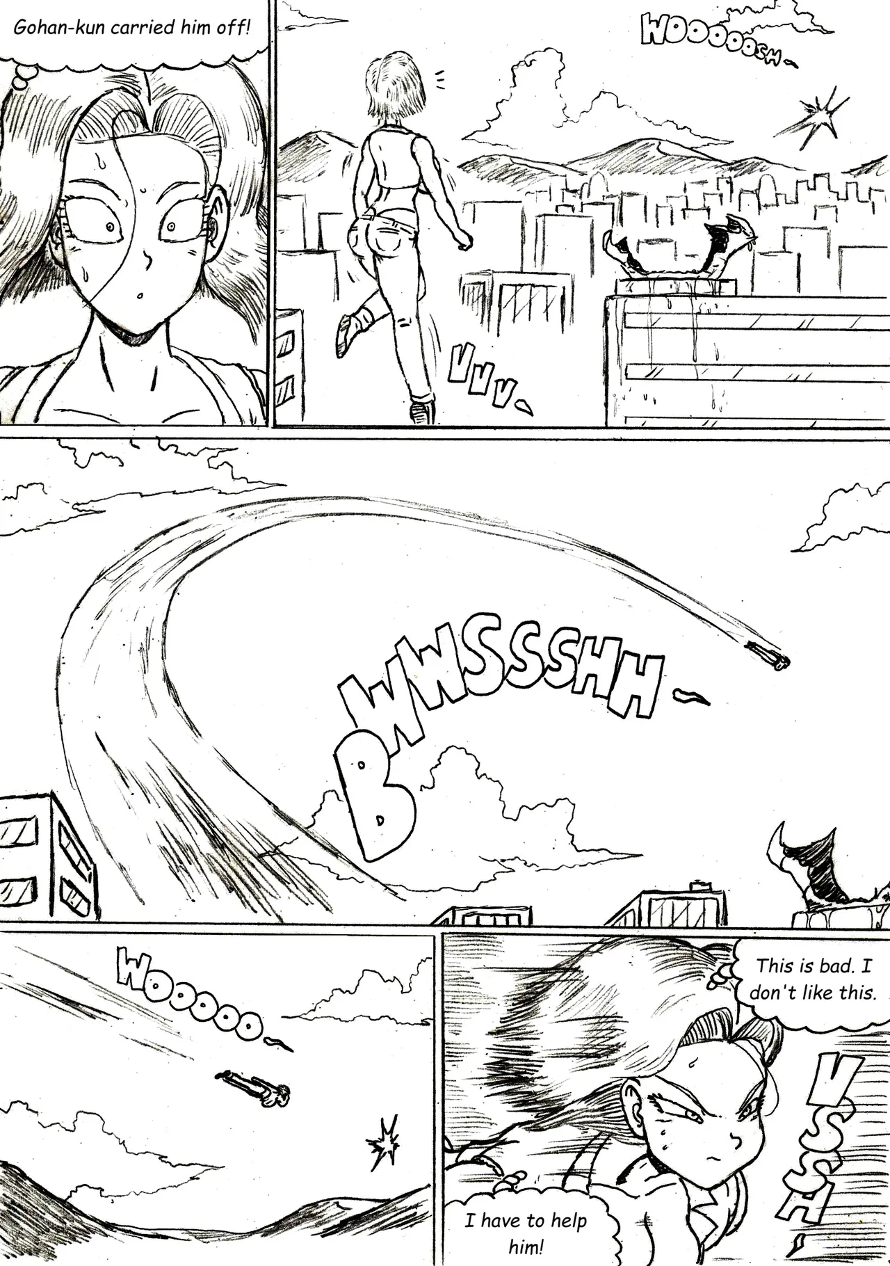 DRAGONBALL Z Golden Age - Chapter 12 - Past Demons page 12 full