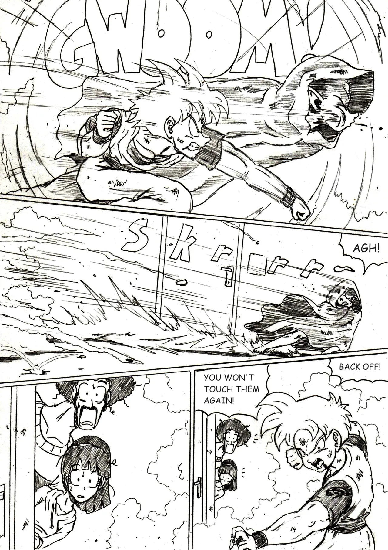 DRAGONBALL Z Golden Age - Chapter 12 - Past Demons page 2 full