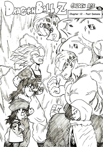 [TheWriteFiction] DRAGONBALL Z Golden Age - Chapter 12 - Past Demons cover