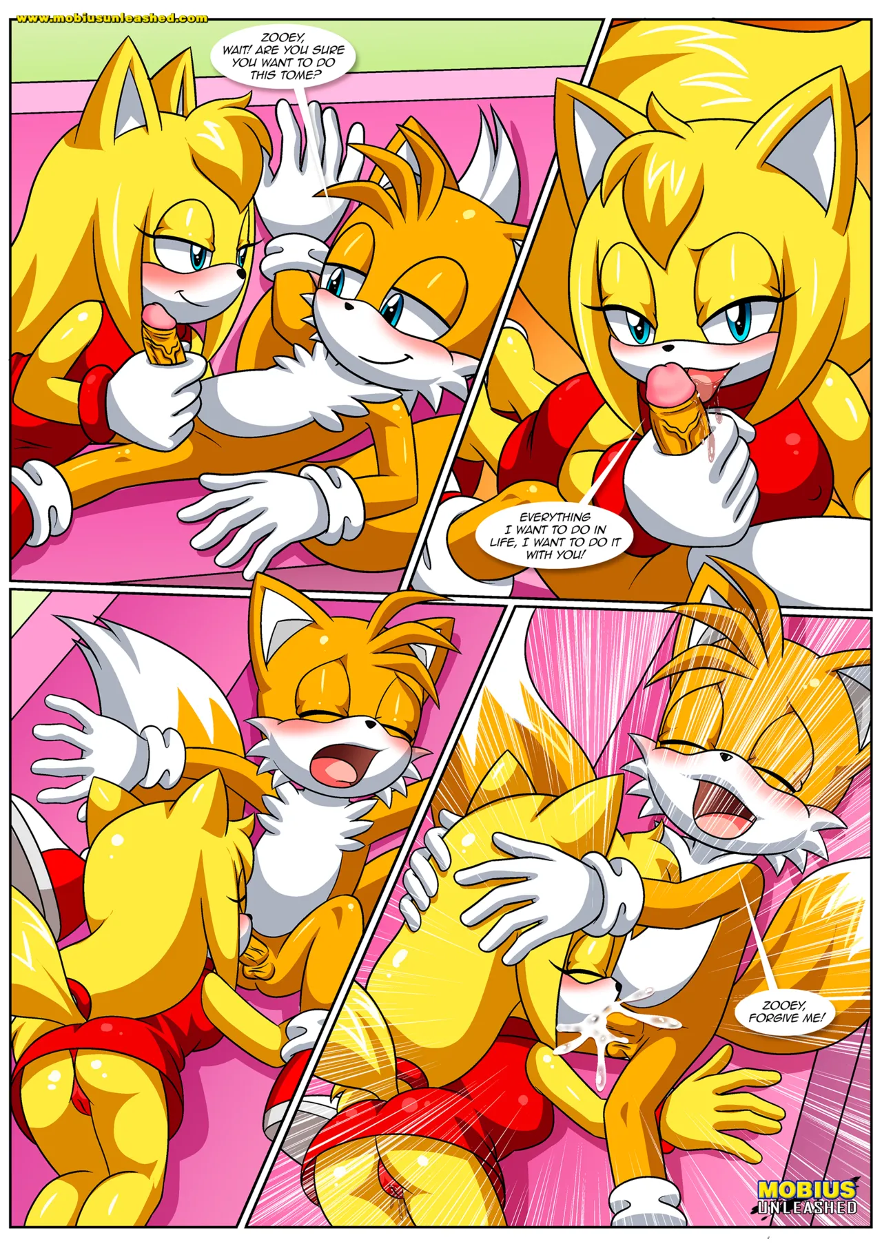 Mobius Unleashed: Let Me Love You! page 8 full