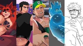 [Inkpuppyy (Joshua)] 2023 Full Year NSFW Art Pack cover