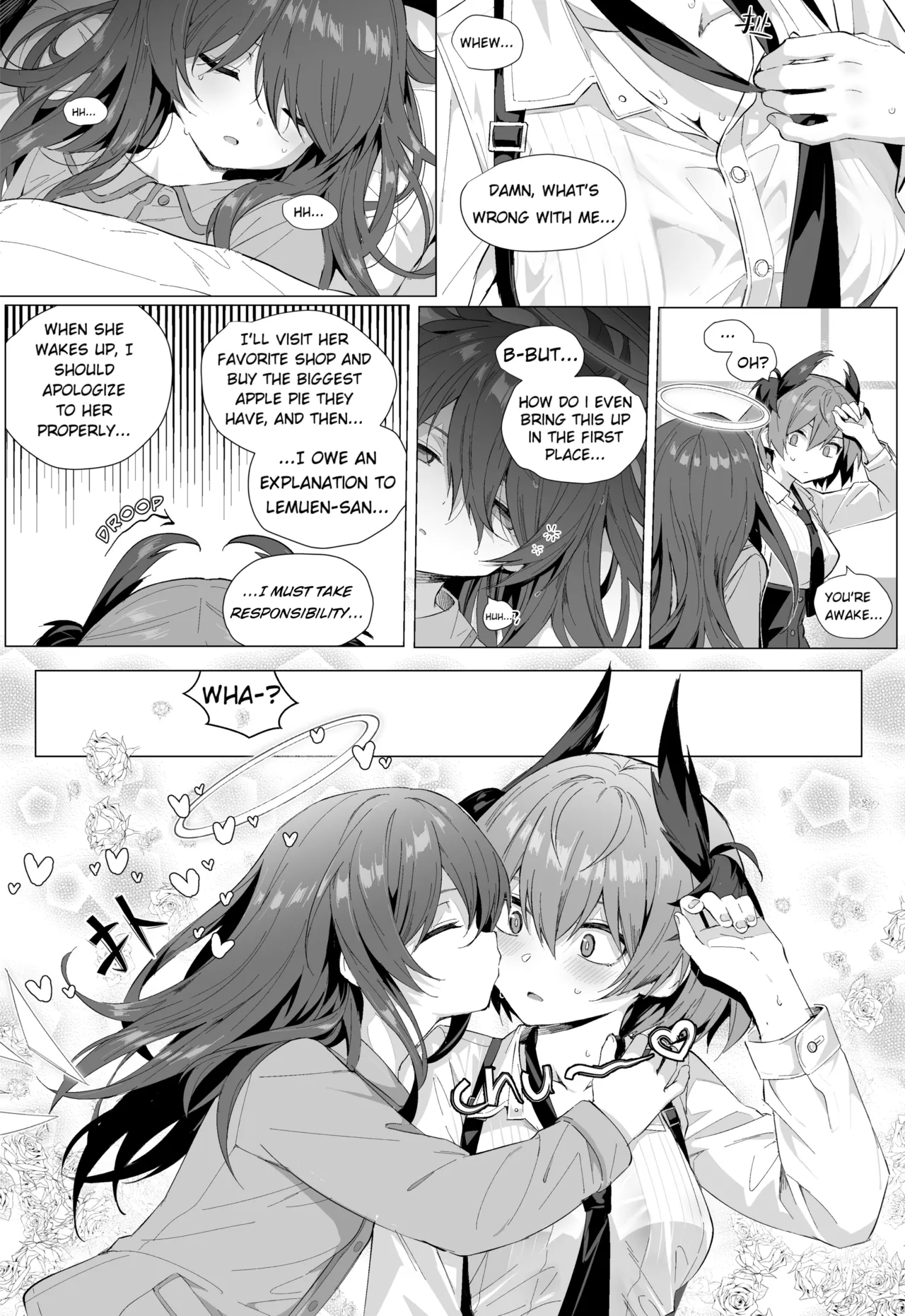 Fiammetta x Exusiai Short Story + Omake + Egg Play page 11 full
