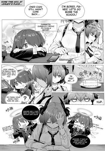 Fiammetta x Exusiai Short Story + Omake + Egg Play [Decensored] cover