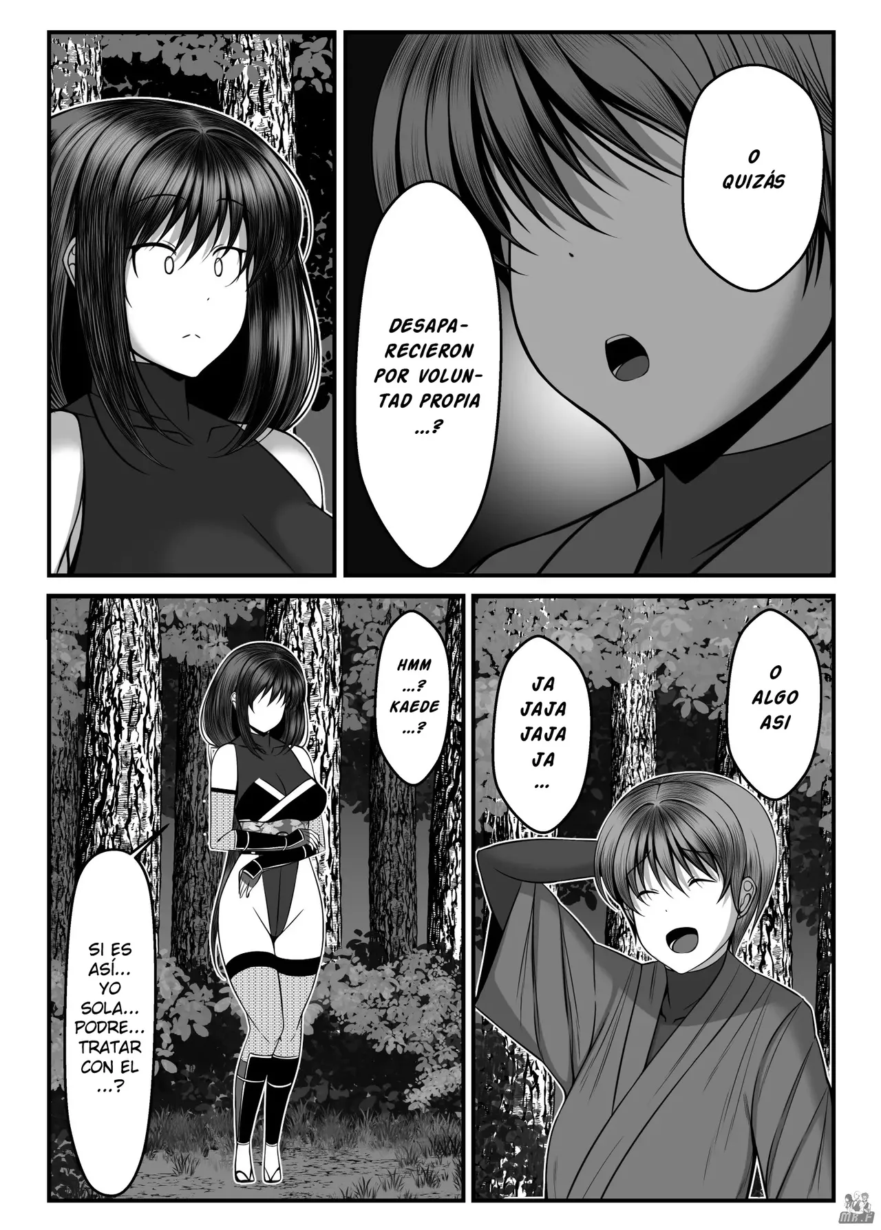 Kunoichi Kaede no Uragiri, Tasuke ni Itta Osananajimi wa Sude ni Boku Igai no Otoko ni Somerarete Ita...  | La Traición de la Kunoichi Kaede, Mi Amiga de la Infancia que Fui a Salvar ya Estaba Enamorada de Otro Hombre... page 7 full