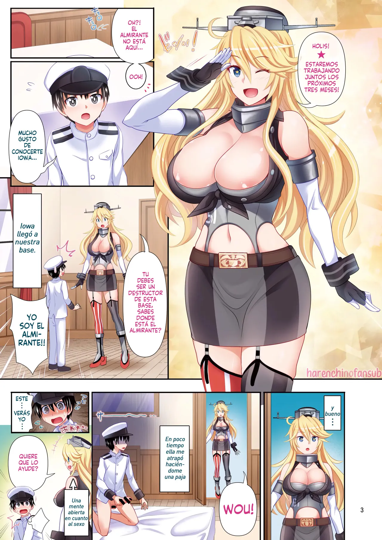 Iowa-san ga Yattekita | Iowa-san ya esta aqui★ page 4 full