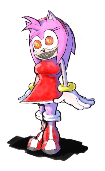 [Dan-Habiki (DanHabikitiki)] Boom Boo Possessed Amy Rose cover