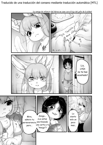 [Ano Sakusha no Kemo Ero Manga ga Yomitai Project (Bubonic)] Yuusha no Osananajimi wa, Sonchou no Musuko to Musubarete Shimatta! (Ano Sakusha no Kemo Ero Manga ga Yomitai Project Tokubetsu Hen Vol. 01) [Español] [Pal-Perro] [MTL] [Digital] cover