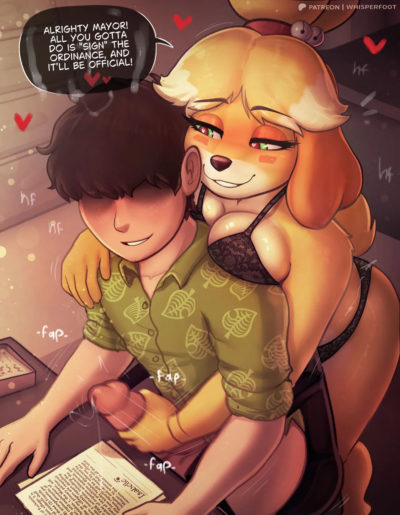 Whisperfoot -  IsaSex with Nookie pg1 🐶🌭💦 page 4 full