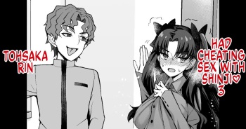 [Ankoman] Tosaka Rin, Shinji to Uwaki Sex 3 | Tohsaka Rin Had Cheating Sex With Shinji 3 (Fate/Grand Order) [English] cover
