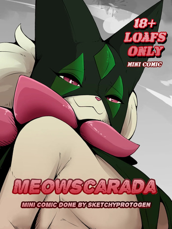 [SketchyProtogen] Meowscarada Mini Comic cover
